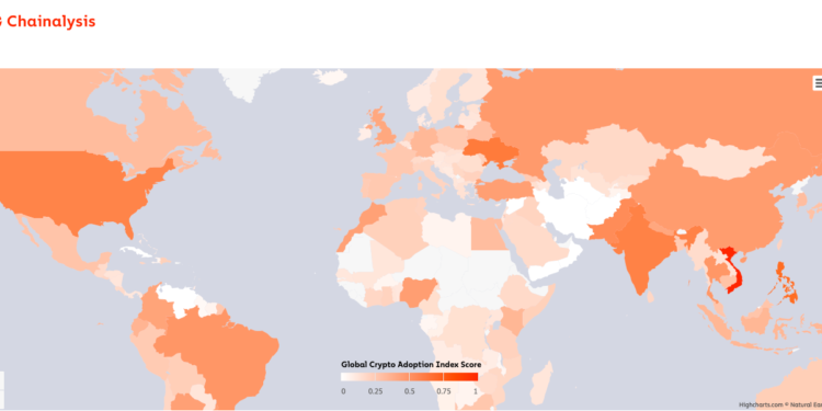 Chainalysis全球加密货币采用报告：越南等新兴市场在熊市中引领-第1张图片-欧易app