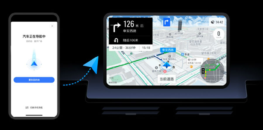 高德auto版车机地图