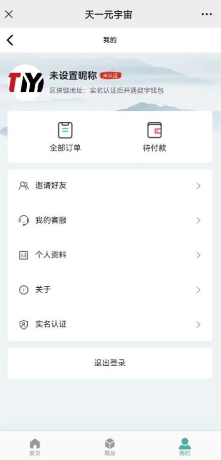 天一元宇宙数藏app官方版 v1.0