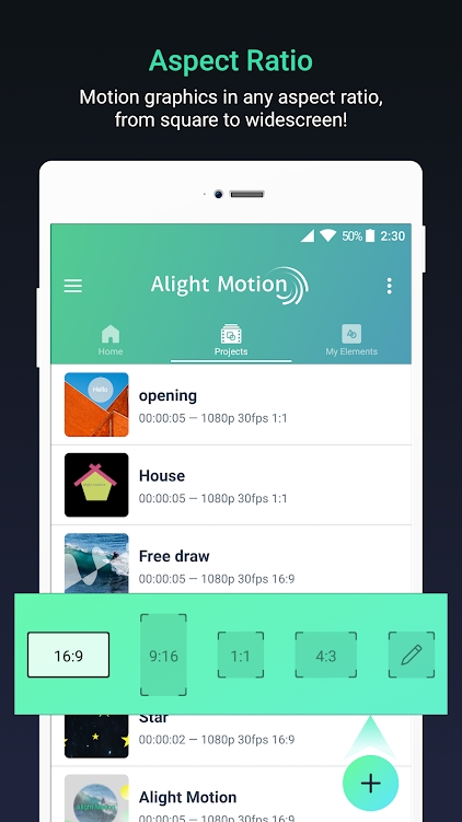 Alight Motion剪辑软件免费版4.2.0 安卓版