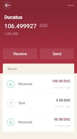 Ducatus Wallet