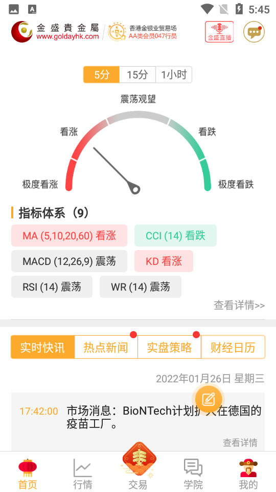 金盛贵金属平台手机V3.6.2最新版
