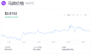 MATIC币今日行情走势 MATIC马蹄币一个多少钱？