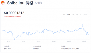 一个SHIB多少美金？SHIB今日行情查询