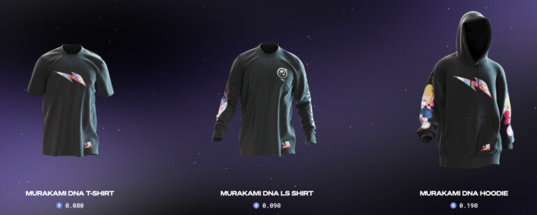 CloneX推出数字穿戴NFT 持有者可兑换数十种实体商品-第2张图片-腾赚网 CloneX推出数字穿戴NFT 持有者可兑换数十种实体商品-第2张图片-腾赚网