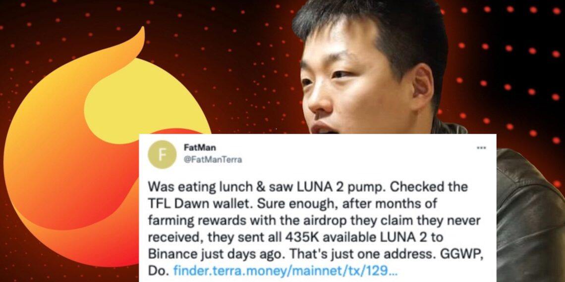 Do Kwon说谎?FatMan爆:TFL钱包近日转43万枚LUNA到币安-第1张图片-欧易okex官网 Do Kwon说谎?FatMan爆:TFL钱包近日转43万枚LUNA到币安-第1张图片-欧易okex官网