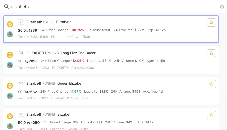 英国女王逝世!币圈一夜涌现数十种伊莉莎白币、NFT-第2张图片-欧易okex官网 英国女王逝世!币圈一夜涌现数十种伊莉莎白币、NFT-第2张图片-欧易okex官网