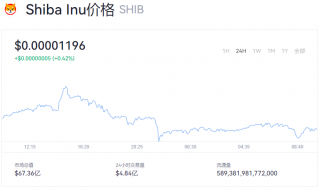 SHIB今日行情走势图 SHIB一个值多少钱？