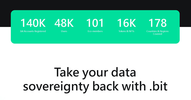.bit成OpenSea推荐域名 慢雾科技创始人今申领.bit域名-第2张图片-欧易app