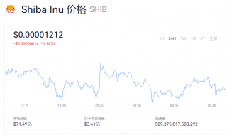 SHIB最新价格多少钱？SHIB今日行情走势图