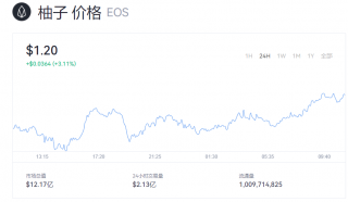 柚子币一个相当于多少钱？EOS柚子币最新价格