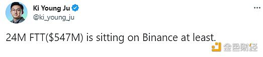 数据：目前至少有2400万个FTT在Binance-第1张图片-欧易下载