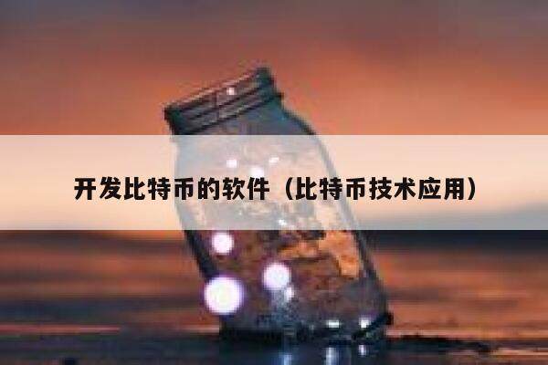 开发比特币的软件（比特币技术应用）-第1张图片-欧易下载