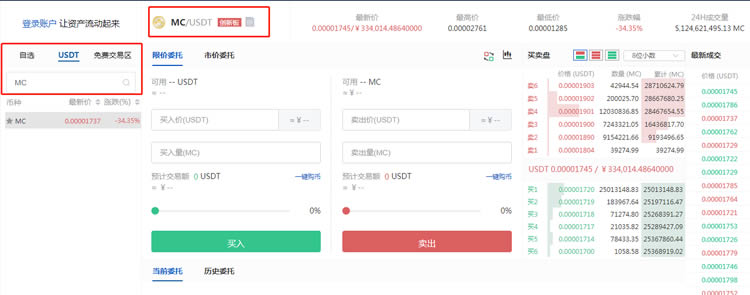 猴币怎么购买?猴币MC买入和卖出教程-第2张图片-欧易下载