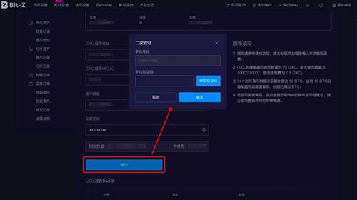 Bit-Z交易平台数字货币充值与提现教程-第12张图片-欧易下载