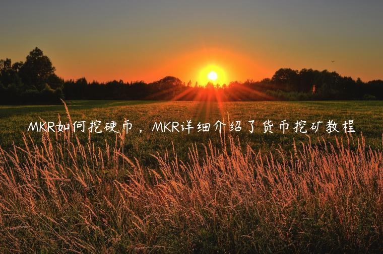 MKR如何挖硬币，MKR详细介绍了货币挖矿教程-第1张图片-欧易下载