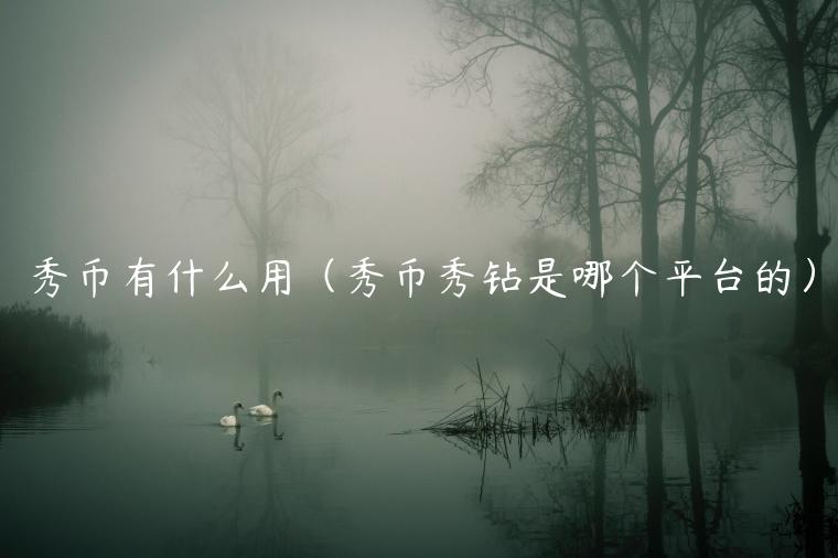 秀币有什么用（秀币秀钻是哪个平台的）-第1张图片-欧易下载