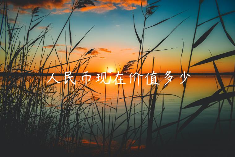 人民币现在价值多少-第1张图片-欧易下载