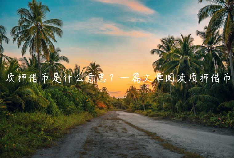 质押借币是什么意思？一篇文章阅读质押借币-第1张图片-欧易下载