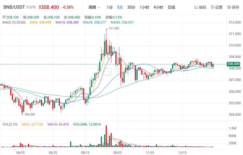 BNB近期最新价格 BNB近期行情K线图-第1张图片-欧易下载