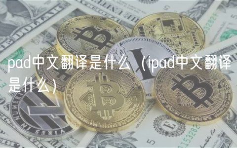 pad中文翻译是什么（ipad中文翻译是什么）-第1张图片-欧易下载