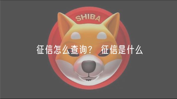 征信怎么查询？ 征信是什么-第1张图片-欧易下载