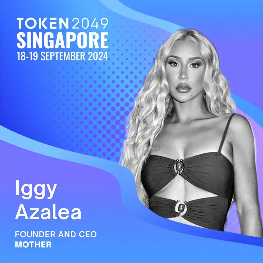 在新加坡 TGate.ioN2049,大 V Ansem 与歌手 Iggy Azalea 如何谈 Meme 币?