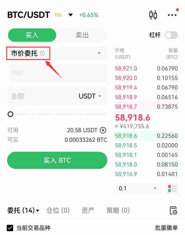 币圈名词解释:什么是市价单?