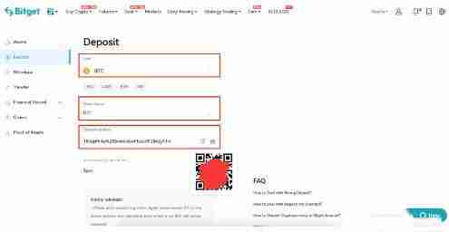 Bitget如何充值?Bitget官网加密货币充值教程