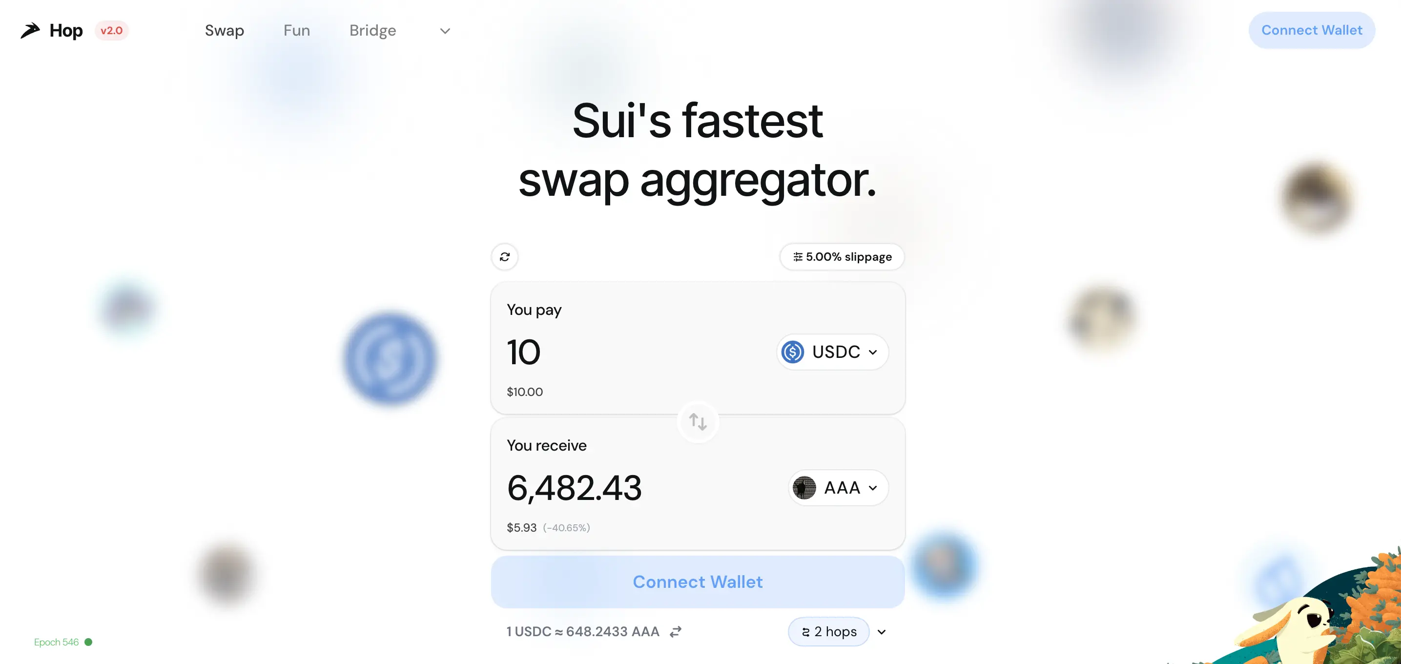 Sui 上买币,去哪个聚合器?