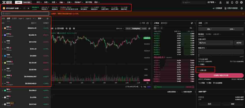 交易所怎么设置成本位止盈保护?芝麻开门交易所设置止盈保护教程