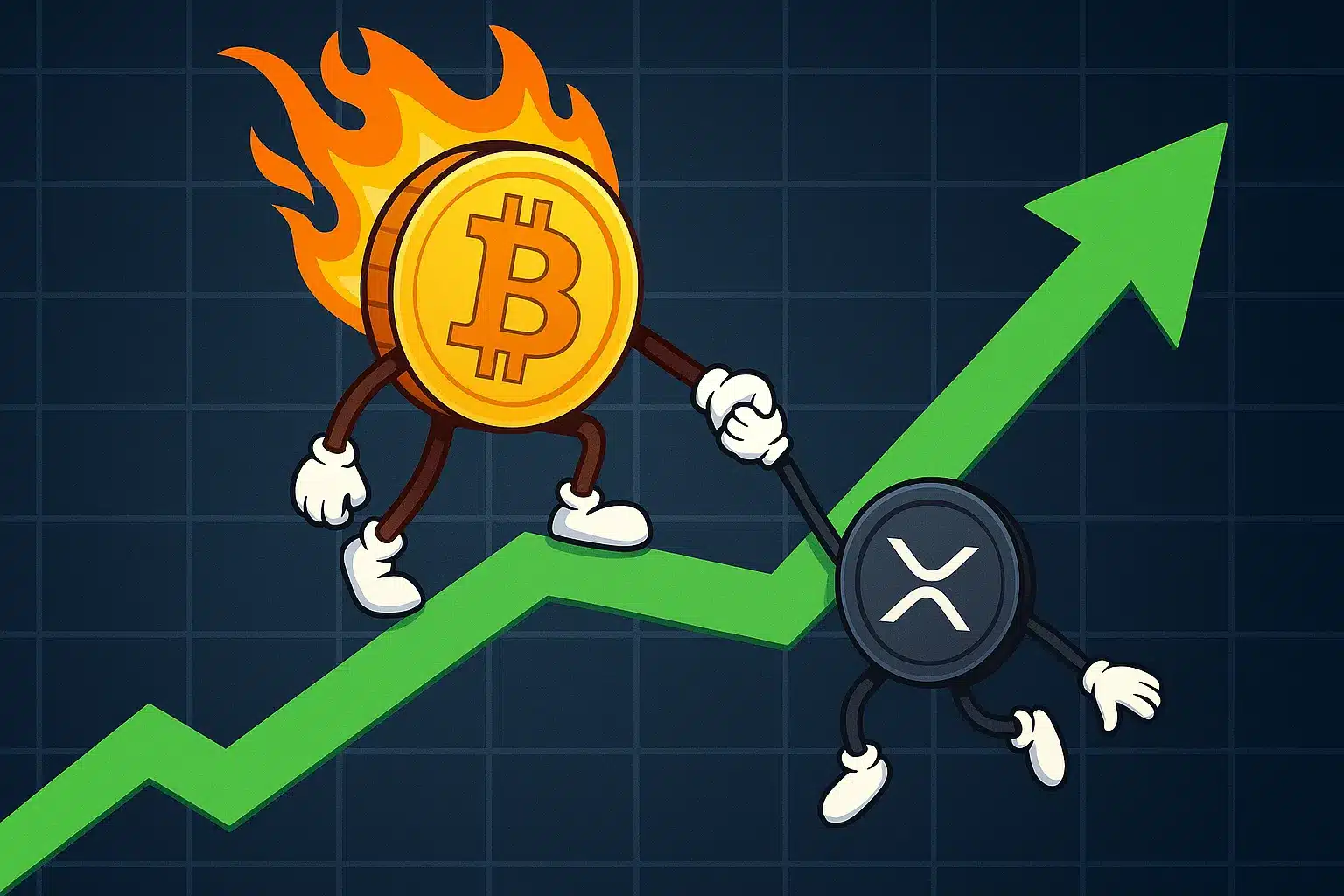 随着比特币（BTC）继续前所未有的上升，达到新的高潮，注意力正在转移到Ripple的XRP