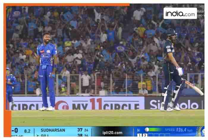 观看：Hardik Pandya，Shubman Gill的冷交换在IPL 2025消除器期间的嗡嗡声