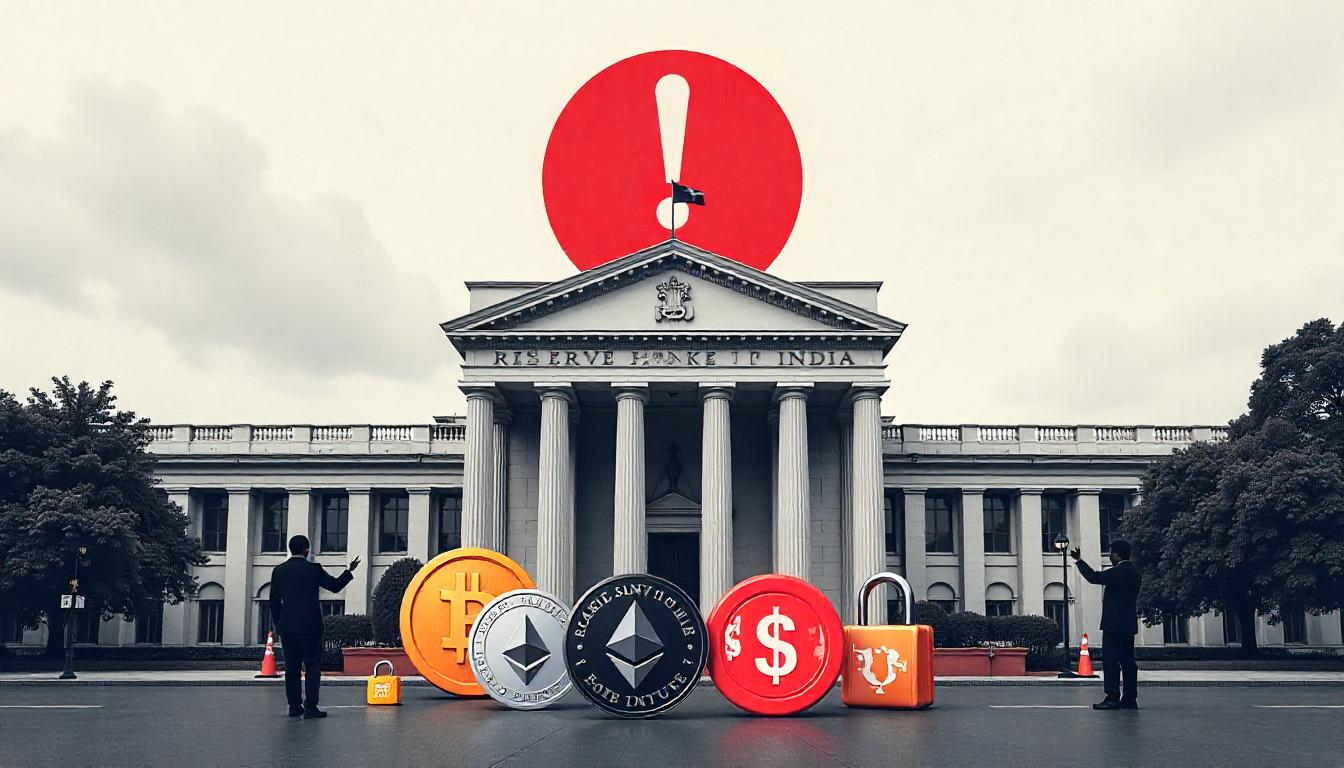 印度储备银行(RBI)再次警告不要有加密货币的风险