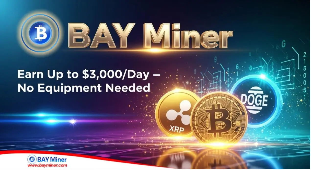 Bay Miner发布了用于比特币（BTC），Dogecoin（Doge）和Litecoin（LTC）云挖掘的移动应用程序