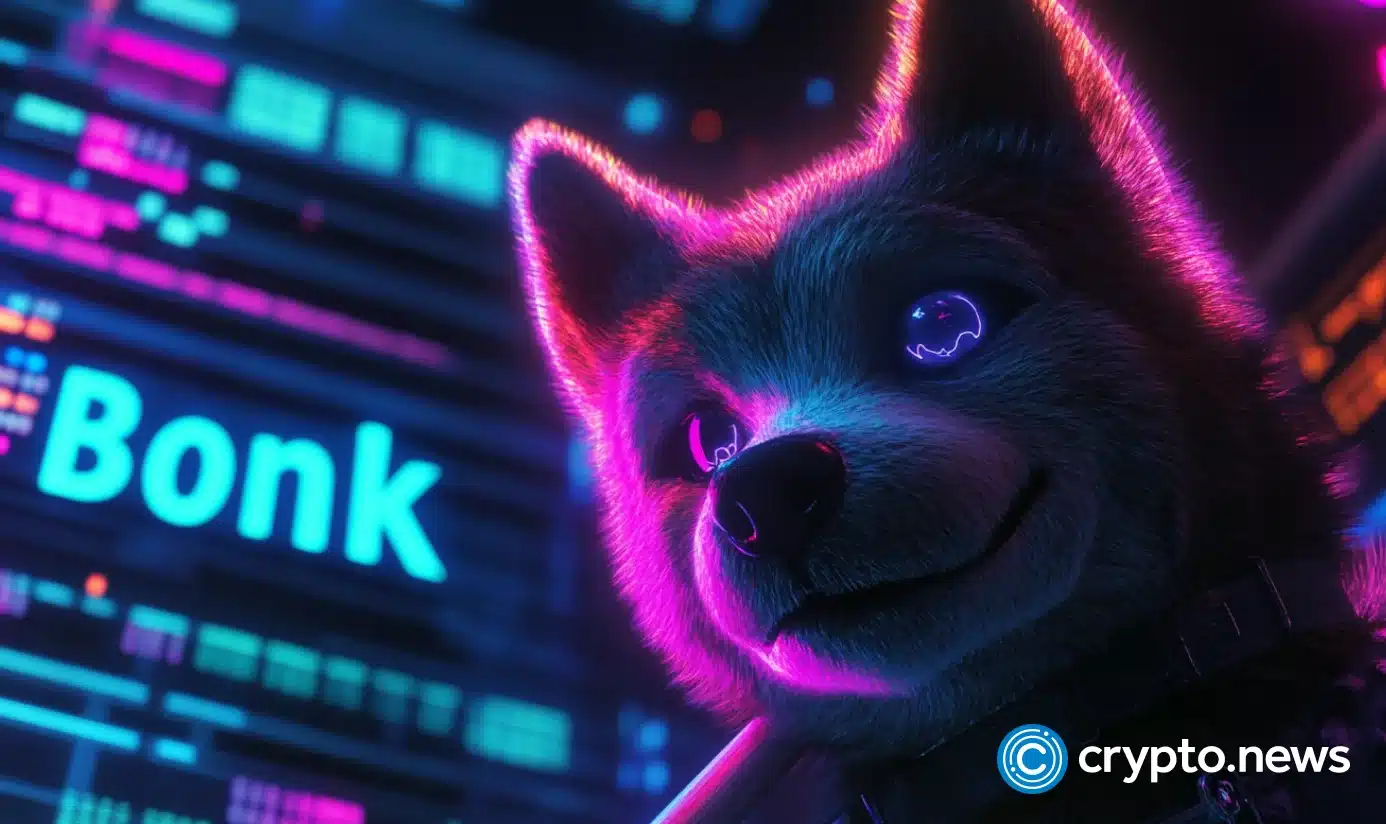 Bonk(Bonk)加密价格下跌,因为利润以凹痕公牛的势头