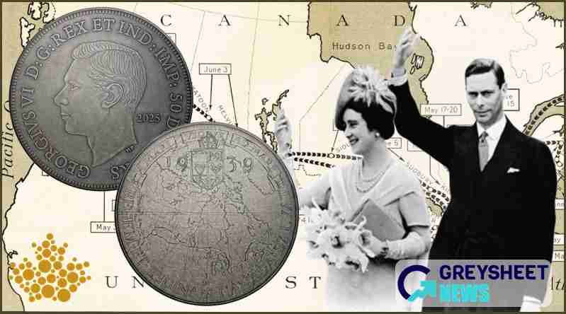 加拿大的皇家访问：一枚银币回响历史