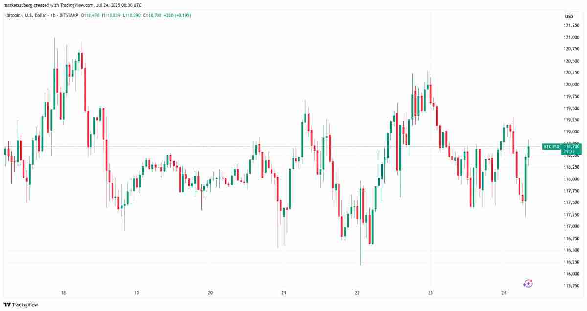比特币因 巨大空头挤压 而上涨，BTC主导地位反弹至62%