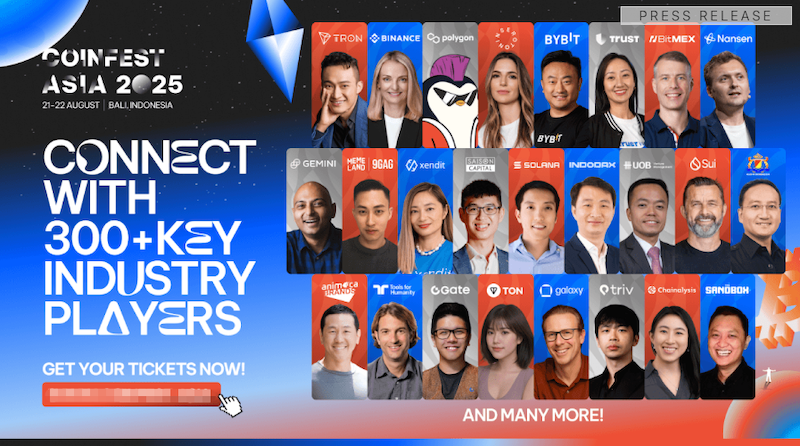 Coinfest Asia 2025大会公布加密货币领域重要嘉宾阵容 - php中文网