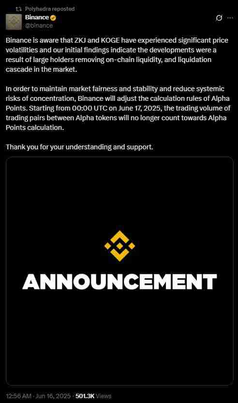 Binance Alpha最新积分规则：历史收益如何?现在还能玩吗？